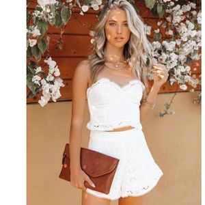 Vici eyelet crop top